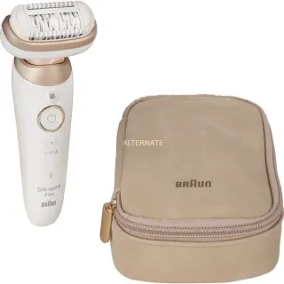 Braun Silk-épil 9-011 3D SensoSmart, Epiliergerät (weiß/roségold)