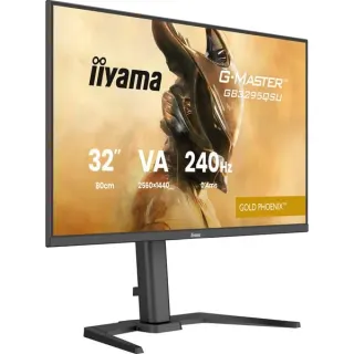 iiyama G-Master GB3295QSU-B1 Gold Phoenix, Gaming-Monitor (80 cm (31.5 Zoll), schwarz (matt), QHD, VA, HDMI, DP, FreeSync Premium, 240Hz Panel)