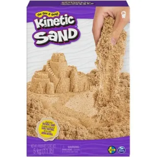 Spin Master Kinetic Sand - Naturbraun, Spielsand (5 Kilogramm Sand)