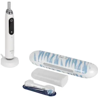 Oral-B iO Series 9 Luxe Edition , Elektrische Zahnbürste (weiß, White Alabaster)