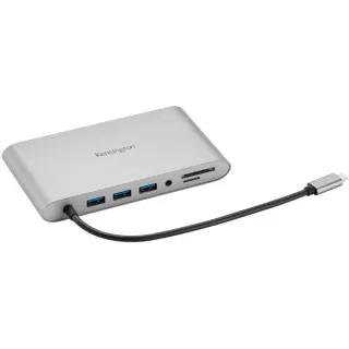 Kensington UH1440P, Dockingstation (silber, USB-C, USB-A, HDMI, DP, VGA)