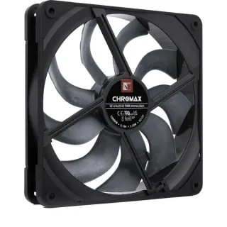 Noctua NF-A14x25 G2 PWM chromax.black, Gehäuselüfter (schwarz, PWM-Anschluss, 140 mm)