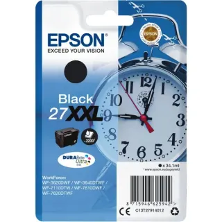 Epson Tinte schwarz 27XXL (C13T27914012) (DURABrite)
