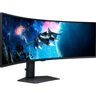 Samsung Odyssey G95C S49CG954EU, Gaming-Monitor (124 cm (49 Zoll), schwarz, DQHD, VA, AMD Free-Sync Premium Pro, HDMI, DisplayPort, 240Hz Panel)