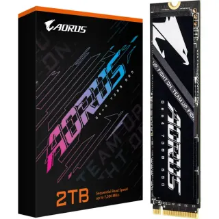 GIGABYTE AORUS Gen4 7300 2 TB, SSD (schwarz, PCIe 4.0 x4, NVMe 1.4, M.2 2280, ohne Kühlkörper)