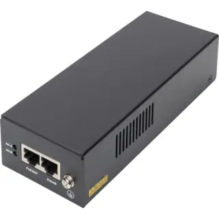 Digitus Gigabit Ethernet PoE++ Injektor, 802.3bt, 85 W, PoE-Injektor (schwarz)
