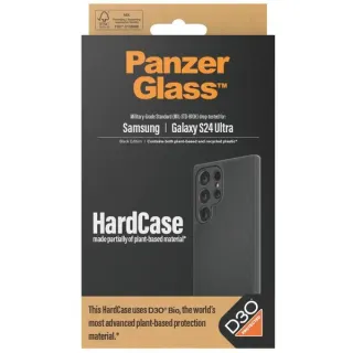 PanzerGlass HardCase D30 BIO, Handyhülle (schwarz, Samsung Galaxy S24 Ultra)