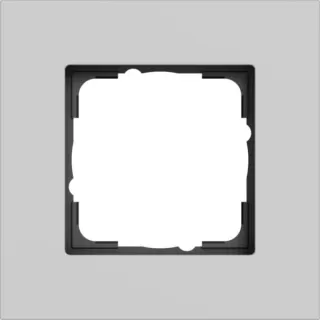 Gira Abdeckrahmen 1-fach, Abdeckung (grau, Retail)