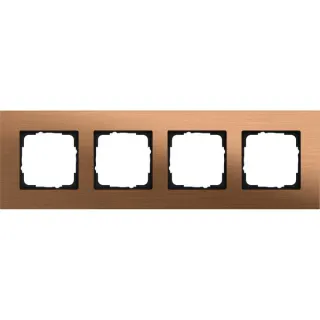 Gira Abdeckrahmen vierfach, Abdeckung (bronze, Retail)