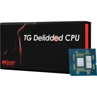 Thermal Grizzly Delidded AMD Ryzen™ 7 9800X3D, Prozessor (Boxed-Version, Delidded, für Direct-Die-Kühlkörper)