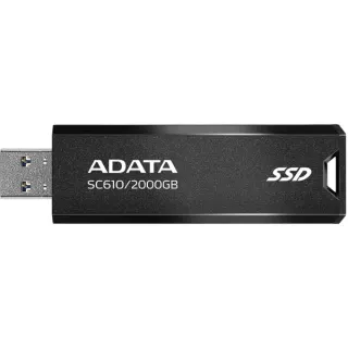 ADATA SC610 2000 GB, Externe SSD (schwarz, USB-A 3.2 Gen 2)
