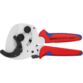 KNIPEX Rohrschneider 90 25 40 (rot/blau, für Verbund- und Kunststoffrohre)