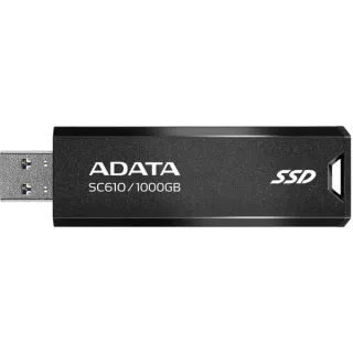 ADATA SC610 1000 GB, Externe SSD (schwarz, USB-A 3.2 Gen 2)