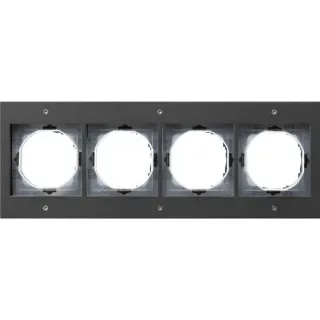 Gira Abdeckrahmen vierfach TX44, Abdeckung (anthrazit, Retail)