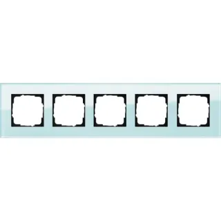 Gira Abdeckrahmen 5-fach Glas (mint, Retail)