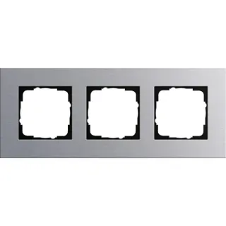 Gira Abdeckrahmen 3-fach, Abdeckung (aluminium, Retail)
