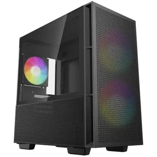 DeepCool CH360 , Tower-Gehäuse (schwarz, Tempered Glass)