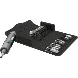 Wera Schlagschraubendreher Satz 90Nm, 17-teilig, Schlagschrauber (schwarz, 5/16"-Innensechskant)