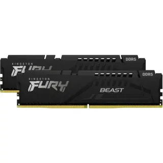 Kingston FURY DIMM 32 GB DDR5-5600 (2x 16 GB) Dual-Kit, Arbeitsspeicher (schwarz, KF556C36BBEK2-32, Fury Beast , INTEL XMP, AMD EXPO)