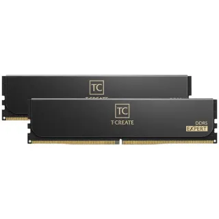 Team Group DIMM 64 GB DDR5-6000 (2x 32 GB) Dual-Kit, Arbeitsspeicher (schwarz, CTCED564G6000HC34BDC01, T-CREATE EXPERT, INTEL XMP, AMD EXPO)