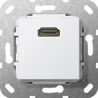 Gira HDMI Kabelpeitsche (weiß (glänzend), Retail)