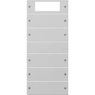 Gira Wippenset fünffach Plus System fünfzigfünf (grau, Retail)