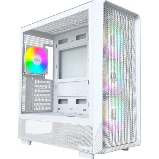 Montech X5 , Tower-Gehäuse (weiß, Tempered Glass)
