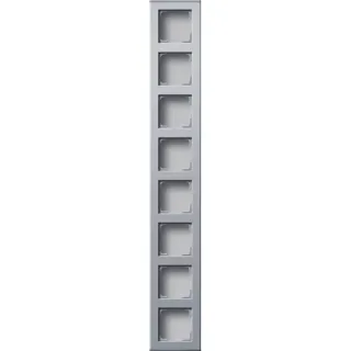 Gira Gehäuse achtfach Aluminium (aluminium, Retail)