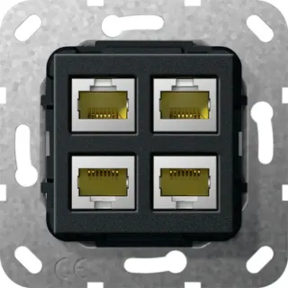 Gira Modular Jack RJ45 Kategorie 6A vierfach (Retail)