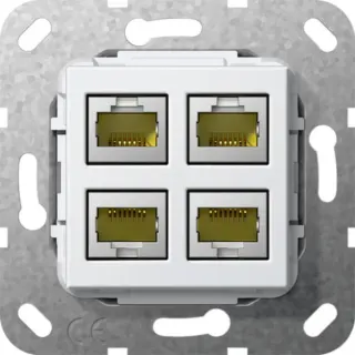 Gira Modular Jack RJ45 Kategorie 6A, Abdeckung (Retail)