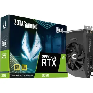 ZOTAC GeForce RTX 3050 SOLO, Grafikkarte (1x DisplayPort, 2x HDMI 2.1)