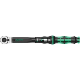 Wera Drehmomentschlüssel Click-Torque C 2 Push R/L (schwarz/grün, Abtrieb 1/2")
