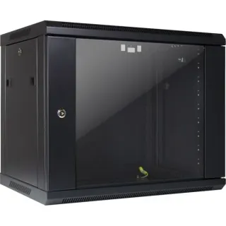 Inter-Tech Wandgehäuse SMA-6409, IT-Schrank (schwarz, 9HE)