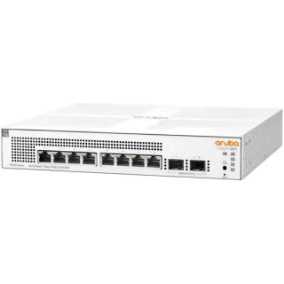 Hewlett Packard Enterprise Networking Instant On Switch 8 Anschlüsse Gigabit CL4 PoE 2 Anschlüsse SFP 124 W 1930