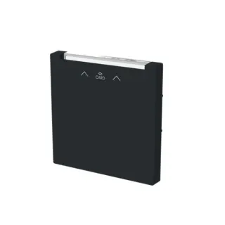Busch-Jaeger Zentralscheibe Cardschalter Radiofrequenz-Identifikation 1792 RFID-45M, Abdeckung (schwarz, Retail)
