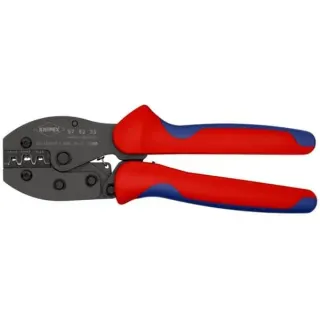 KNIPEX PreciForce Crimpzange 97 52 35 (rot/blau, Crimpen 0,5 - 6,0mm², F-Crimp)