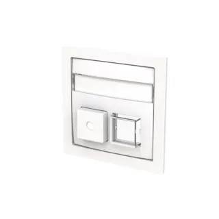 0 Zentralscheibe zwei-fach 1572 CN-44G, Taster (weiß, Retail)