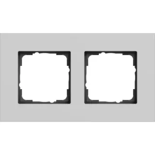 Gira Abdeckrahmen 2-fach (grau, Retail)