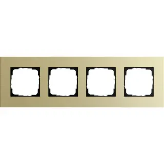 Gira Abdeckrahmen vierfach, Abdeckung (gold, Retail)