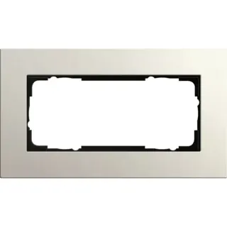 Gira Abdeckrahmen 2fach, Abdeckung (hellgrau, Retail)