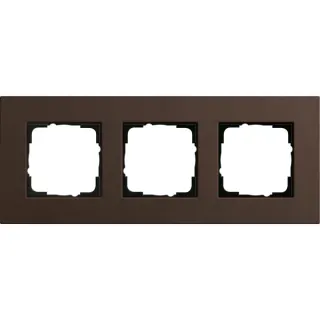 Gira Abdeckrahmen dreifach, Abdeckung (braun, Retail)