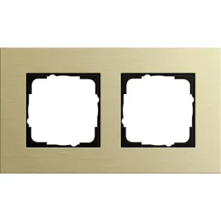 Gira Abdeckrahmen zweifach, Abdeckung (gold, Retail)