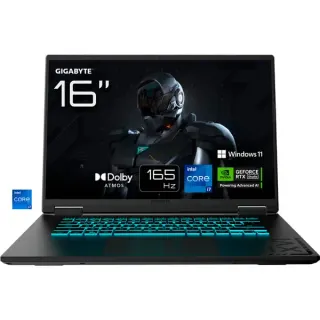 GIGABYTE GAMING A16 CWHI3DEC94SH, Gaming-Notebook (grau, Intel® Core™ i7-13620H, NVIDIA GeForce RTX 5070, 16 GB DDR5, 1 TB (1 TB SSD), Windows 11 Home)