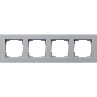 Gira Abdeckrahmen vierfach (aluminium, Retail)