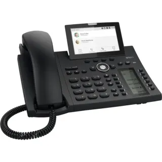 snom D385N, VoIP-Telefon (schwarz)