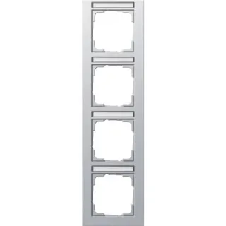 Gira Abdeckrahmen vierfach, Abdeckung (aluminium, Retail)