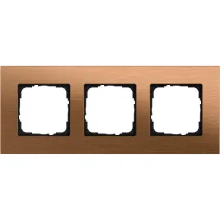 Gira Abdeckrahmen 3-fach, Abdeckung (bronze, Retail)