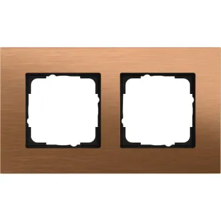 Gira Abdeckrahmen 2-fach, Abdeckung (bronze, Retail)