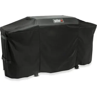 Weber Premium Abdeckhaube, für GPD 76cm / GPSB 76cm, Schutzhaube (schwarz, für SLATE GPD Premium Plancha)