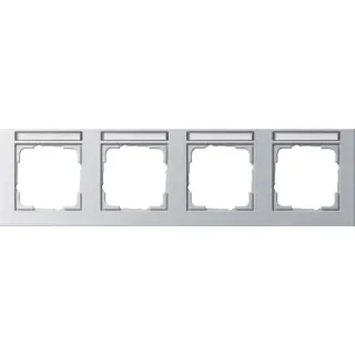 Gira Abdeckrahmen vierfach (aluminium, Retail)